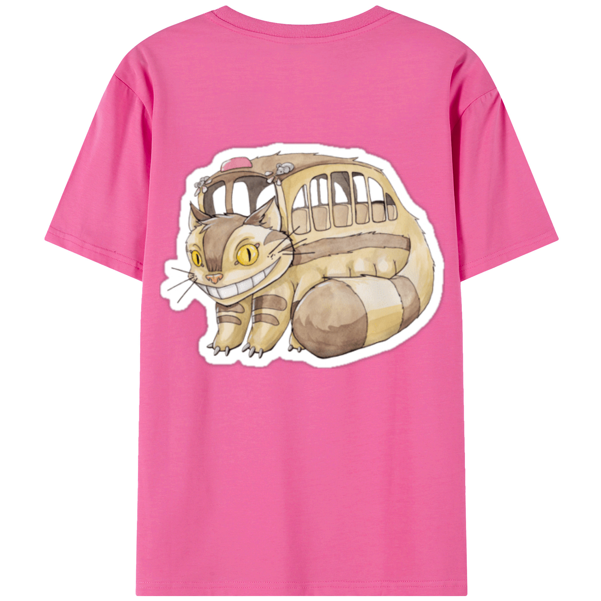 （画像用） となりのトトロ 草壁メイ 草壁サツキ My Neighbor Totoro Satsuki Kusakabe Mei Kusakabe レディース半袖Tシャツ(バックプリント)